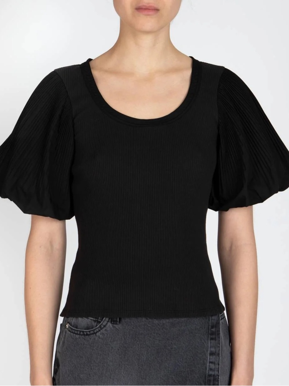 DEREK LAM Susanna Mix Media Top